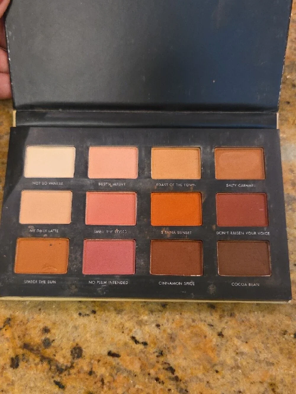 Milani Ungilded Most Loved Mattes Eyeshadow Palette - Black and Gold Lettering